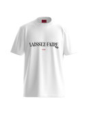 HUGO MENSWEAR - HUGO Relaxed-fit T-shirt in cotton with graphic print