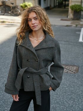 Neo Noir Munet Check Jacket