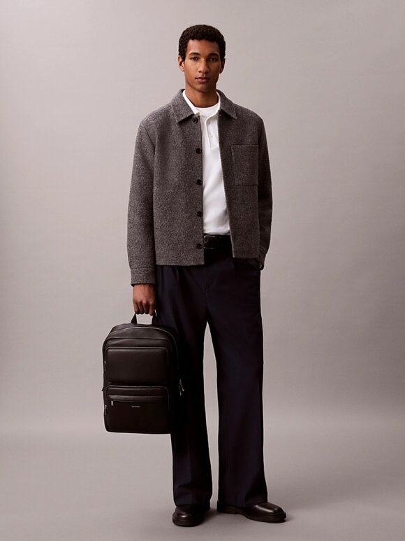 Calvin Klein - CALVIN KLEIN Raised Logo Structured Backpack