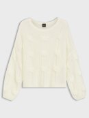 BOSS WOMENSWEAR - BOSS OVERSIZED-FIT SWEATER WITH CABLE-KNIT STRUCTURE