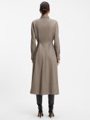 BOSS WOMENSWEAR - BOSS BELTED FLANNEL SHIRT DRESS WITH WOOL AND LINEN BOSS WOMENSWEAR - BOSS BELTED FLANNEL SHIRT DRESS WITH WOOL AND LINEN