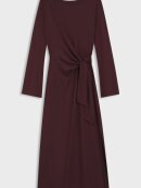 BOSS WOMENSWEAR - BOSS LONG-SLEEVED JERSEY MAXI DRESS WITH TIE WAIST BOSS WOMENSWEAR - BOSS LONG-SLEEVED JERSEY MAXI DRESS WITH TIE WAIST