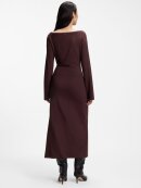 BOSS WOMENSWEAR - BOSS LONG-SLEEVED JERSEY MAXI DRESS WITH TIE WAIST BOSS WOMENSWEAR - BOSS LONG-SLEEVED JERSEY MAXI DRESS WITH TIE WAIST