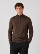 Clean Cut Copenhagen - Clean Cut MERINO HALF ZIP KNIT Clean Cut Copenhagen - Clean Cut MERINO HALF ZIP KNIT