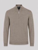 Clean Cut Copenhagen - Clean Cut MERINO HALF ZIP KNIT Clean Cut Copenhagen - Clean Cut MERINO HALF ZIP KNIT