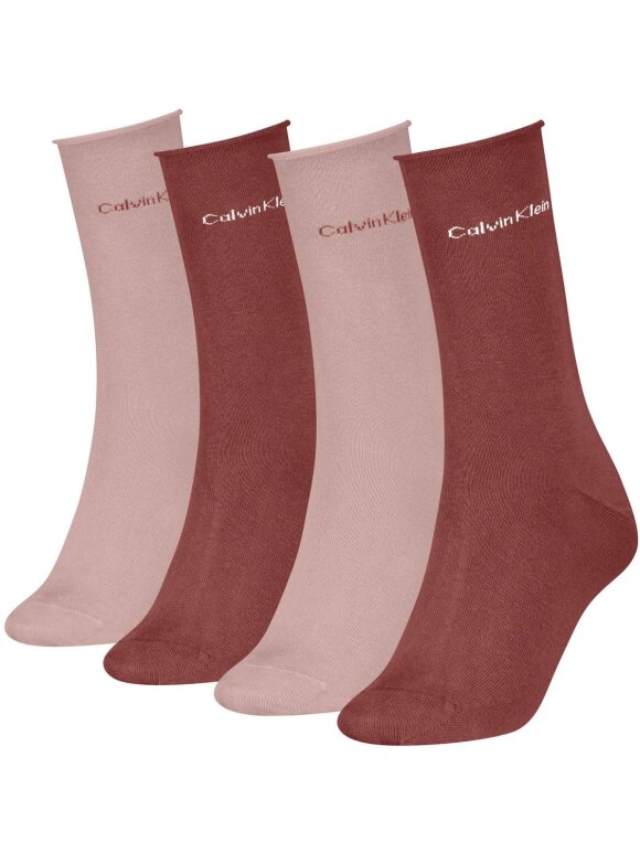 CALVIN KLEIN WOMEN - Calvin Klein Women 4P Gifting Classic Socks