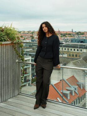 Neo Noir Isotta Structure Tie Pants