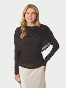 Neo Noir - Neo Noir Lottuna Drapy Mesh Blouse
