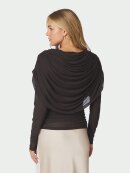 Neo Noir - Neo Noir Lottuna Drapy Mesh Blouse