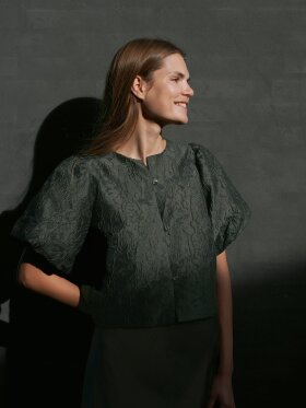 Neo Noir Aisa Brocade Blouse