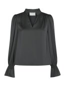 Neo Noir - Neo Noir Amara Drapy Satin Blouse