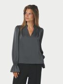 Neo Noir - Neo Noir Amara Drapy Satin Blouse
