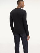 Tommy Hilfiger MENSWEAR - LONG SLEEVED RIBBED ORGANIC COTTON T-SHIRT