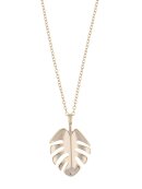 Hyde leaf pendant neck 42