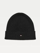 Tommy Hilfiger MENSWEAR - Tommy PIMA COTTON BLEND FLAG EMBROIDERY BEANIE