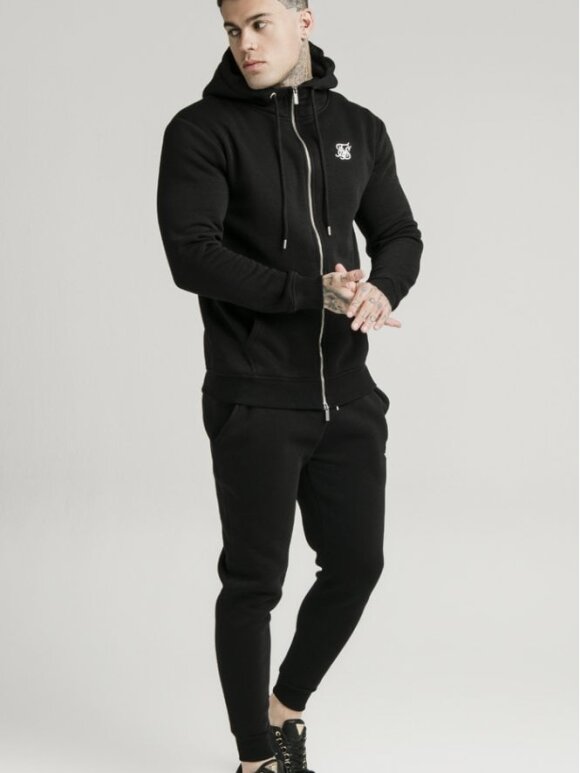 SIKSILK ZIP THROUGH FUNNEL NECK HOODIE