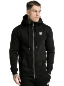 SIKSILK ZIP THROUGH FUNNEL NECK HOODIE