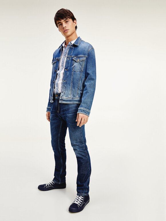 Tommy Hilfiger MENSWEAR - TOMMY FADED WASH DENIM TRUCKER JACKET