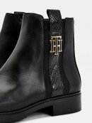 Tommy Hilfiger MENSWEAR - Tommy Hilfiger MONOGRAM LEATHER FLAT BOOTS