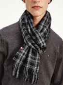 TOMMY PURE WOOL CHECK SCARF