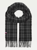 TOMMY PURE WOOL CHECK SCARF