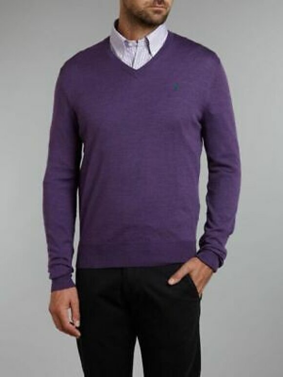 Tommy Hilfiger MENSWEAR - TOMMY PIMA COTTON CASHMERE V-NECK JUMPER