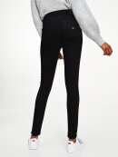 TOMMY WOMENSWEAR - Tommy Hilfiger SYLVIA HIGH RISE SUPER SKINNY BLACK JEANS