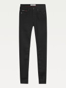 TOMMY WOMENSWEAR - Tommy Hilfiger SYLVIA HIGH RISE SUPER SKINNY BLACK JEANS