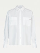 TOMMY WOMENSWEAR - Tommy Hilfiger PATCH POCKET RELAXED SHIRT