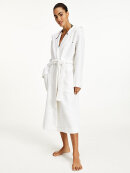 TOMMY WOMENSWEAR - Tommy Hilfiger WAFFLE HOODED BATHROBE