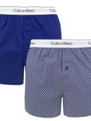 Calvin Klein - Calvin Klein Woven Boxer Slim-Fit 2 pk 