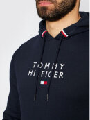 Tommy Hilfiger MENSWEAR - TOMMY HILFIGER FLAG LOGO EMBROIDERY HOODY