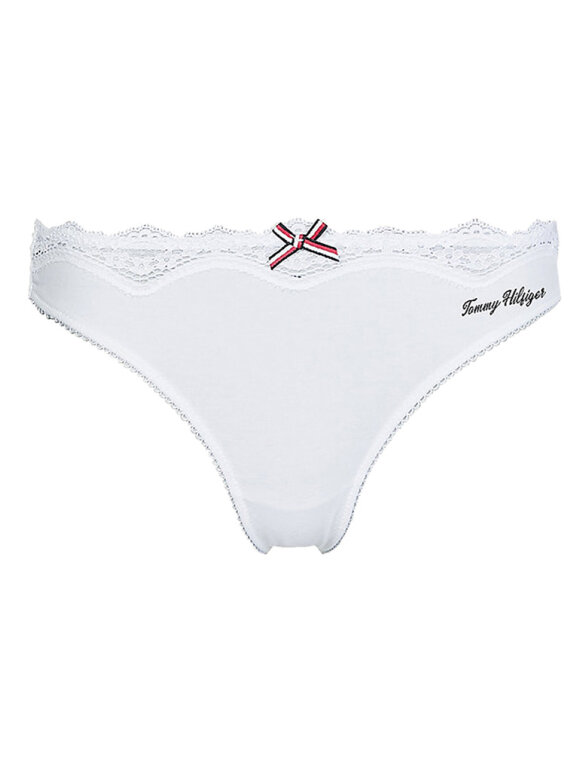 Tommy Hilfiger MENSWEAR - Tommy LACE DETAIL SIGNATURE BOW THONG
