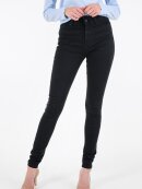 TOMMY WOMENSWEAR - TOMMY HILFIGER HARLEM HIGH RISE SKINNY TH FLEX BLACK JEANS