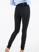 TOMMY WOMENSWEAR - TOMMY HILFIGER HARLEM HIGH RISE SKINNY TH FLEX BLACK JEANS