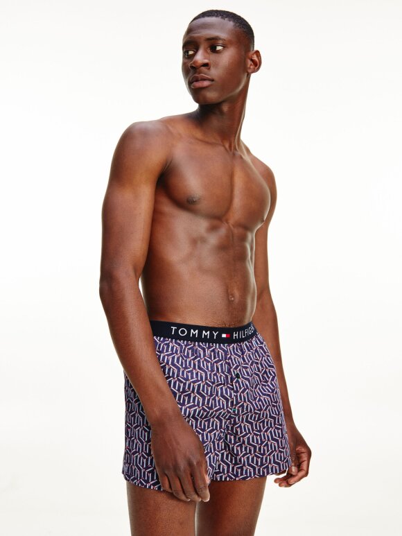Tommy Hilfiger MENSWEAR - TOMMY ALL-OVER PRINT COTTON TRUNKS