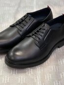 TOMMY ELEVATED SIGNATURE LOGO LACE-UP LEATHER SHOES