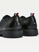 TOMMY ELEVATED SIGNATURE LOGO LACE-UP LEATHER SHOES