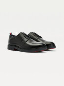 TOMMY ELEVATED SIGNATURE LOGO LACE-UP LEATHER SHOES