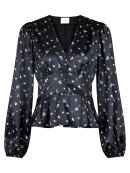 Neo Noir - Neo Noir Meryl Flower Blouse