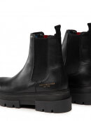 Tommy Hilfiger MENSWEAR - TOMMY CLEAT MONOCHROME LEATHER CHELSEA BOOTS
