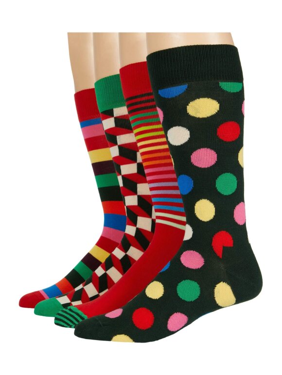 Happy Socks - Happy Socks 4-Pack Classic Holiday