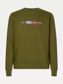 Tommy Hilfiger MENSWEAR - TOMMY LOGO CREW NECK SWEATSHIRT