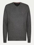 Tommy Hilfiger MENSWEAR - TOMMY V-NECK COTTON BLEND SWEATSHIRT