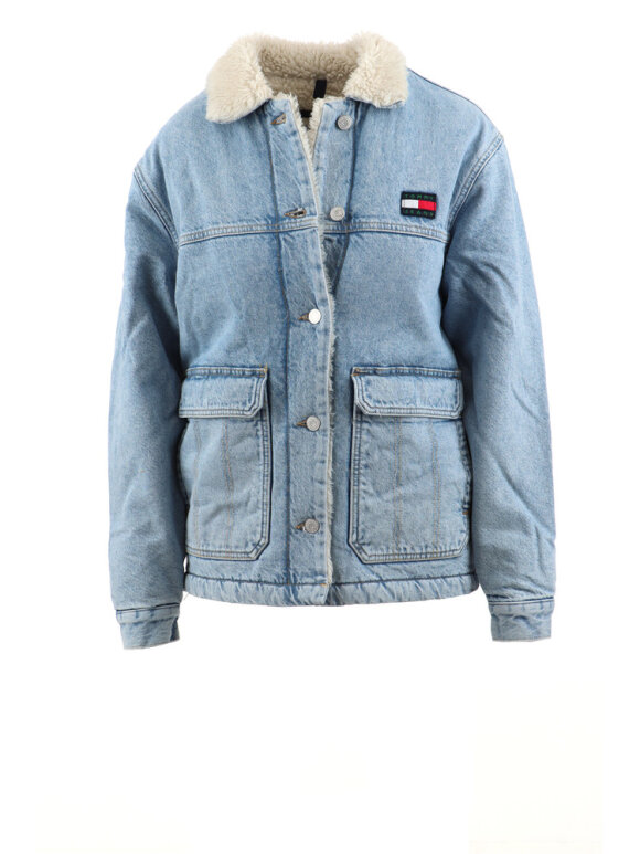 Tommy Hilfiger MENSWEAR - TOMMY TOMMY BADGE SHERPA LINED WORKER JACKET