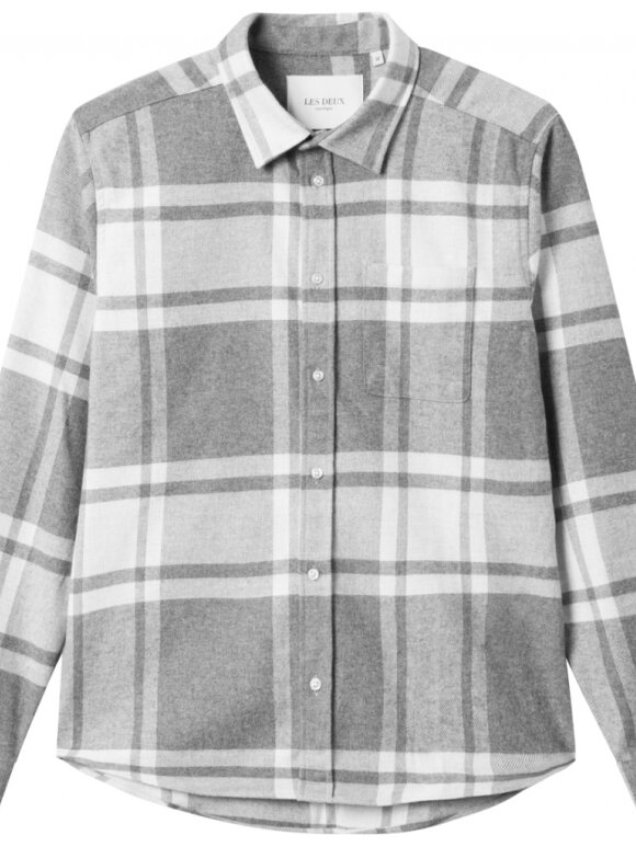 Les  Deux Copenhagen - les deux JEREMY CHECK FLANNEL SHIRT