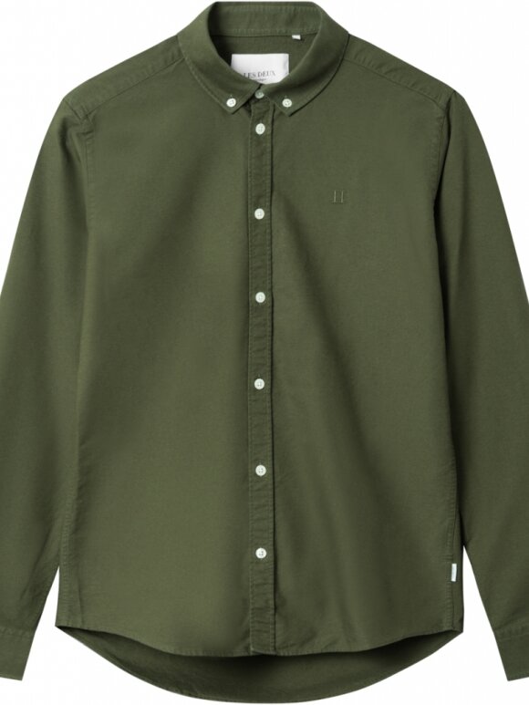 Les  Deux Copenhagen - les deux CHRISTOPH WASHED OXFORD SHIRT