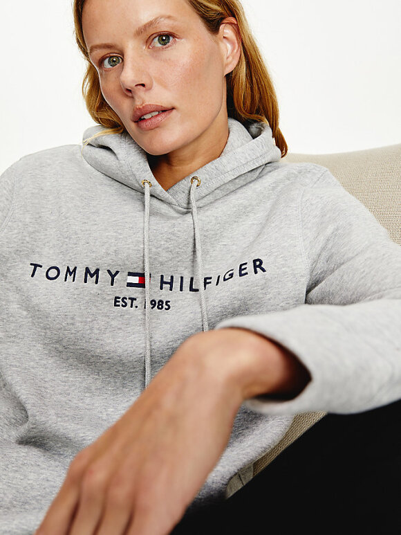 TOMMY WOMENSWEAR - TOMMY ESSENTIAL LOGO HOODY