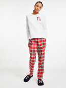 Tommy Hilfiger MENSWEAR - TOMMMY PLAID CHECK PYJAMA AND SLIPPER SET