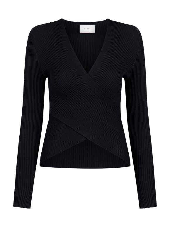 Neo Noir - Neo Noir Italy Solid Knit Blou